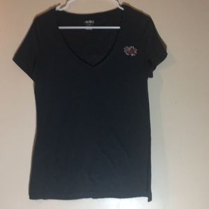 Women's League Collegiate Wear Black South Carolina Gamecocks  V-Neck T-Shirt L